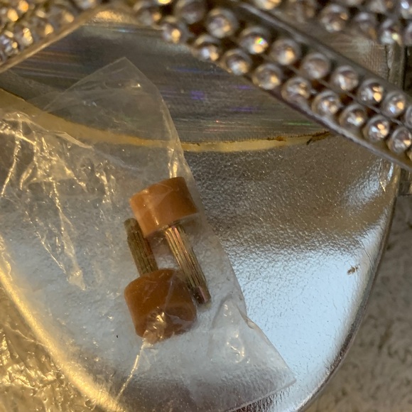 Delicacy Silver Rhinestone Heels - Picture 9 of 10